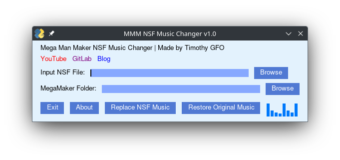 NSF Changer window Alt text
